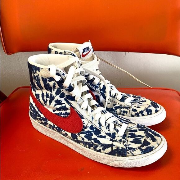 Nike Blazer Mid ‘77 Vintage Blue Tye Dye 9 - Picture 4 of 8